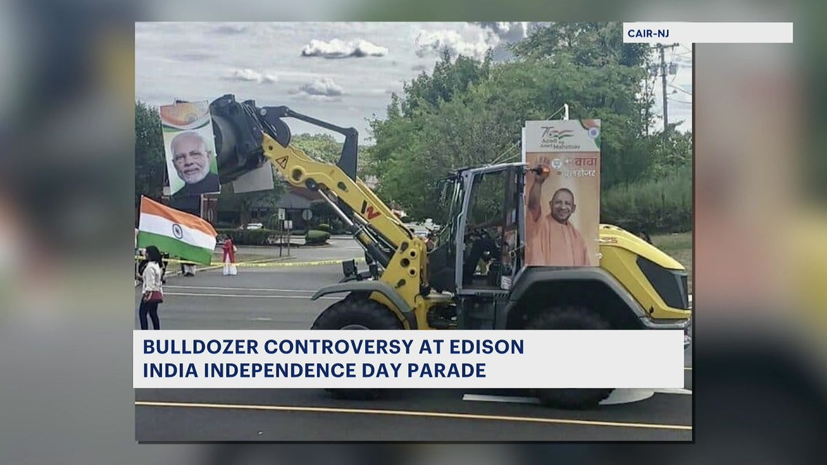 Bulldozer used in Edison’s India Independence Day parade believed to be Islamophobic