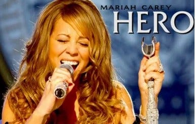 mariah carey hero movie song