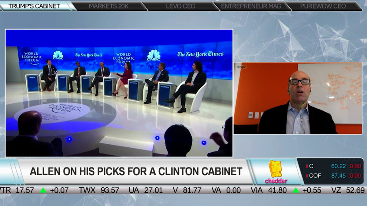 Mike Allen On Hillary Clinton S Ghost Cabinet On Cheddar