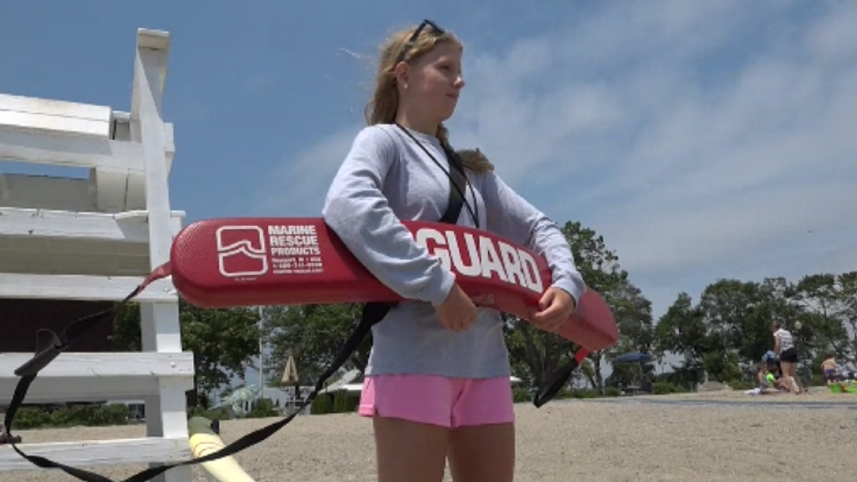 Young Lifeguard Saves Girls Life At Calf Pasture Beach