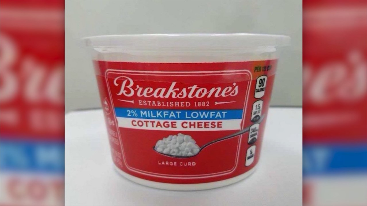 Company recalls thousands of cottage cheese cases over potential metal