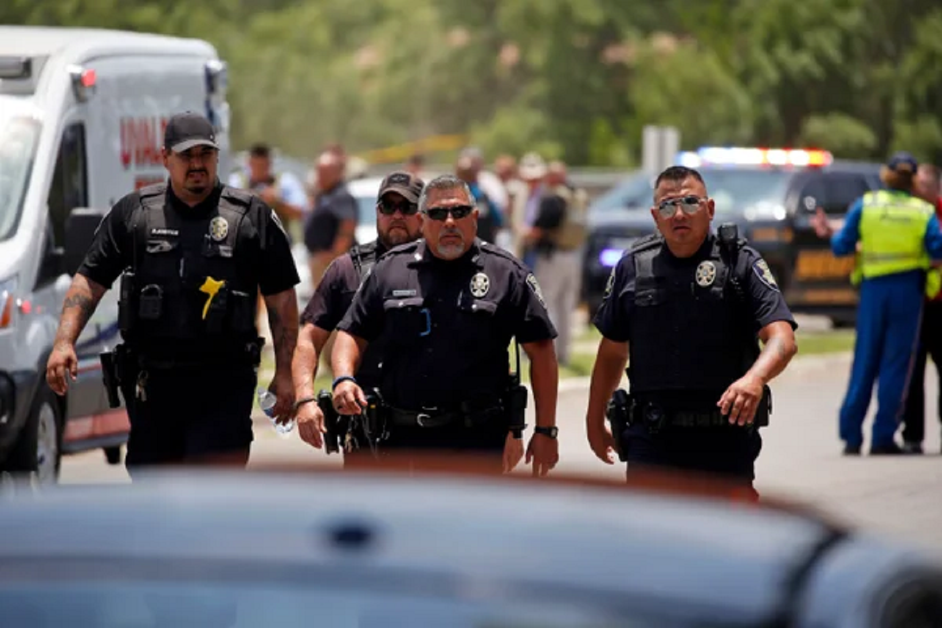 Gunman kills at least 19 children at Texas elementary school