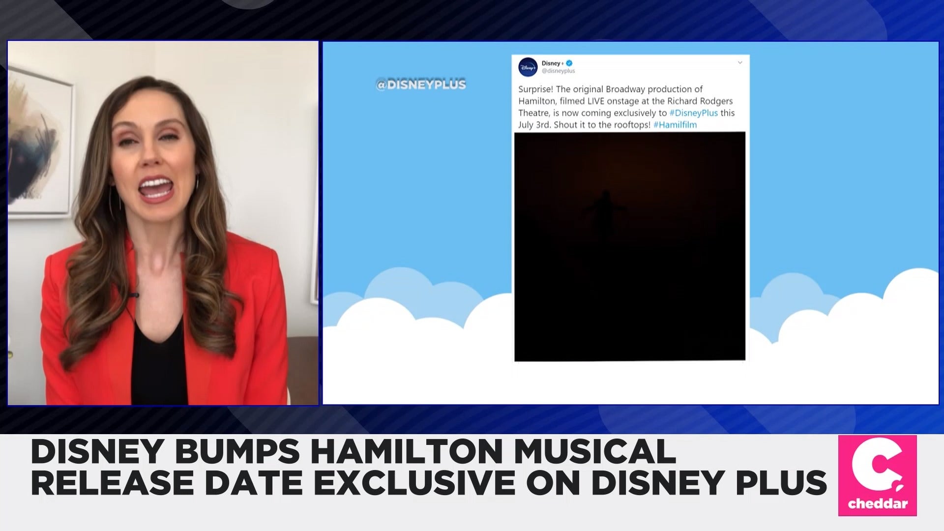 Disney Bumps Up Hamilton Musical Release Date To Stream On Cheddar
