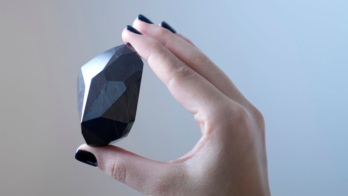 Out of This World: 555.55-Carat Black Diamond Lands in Dubai