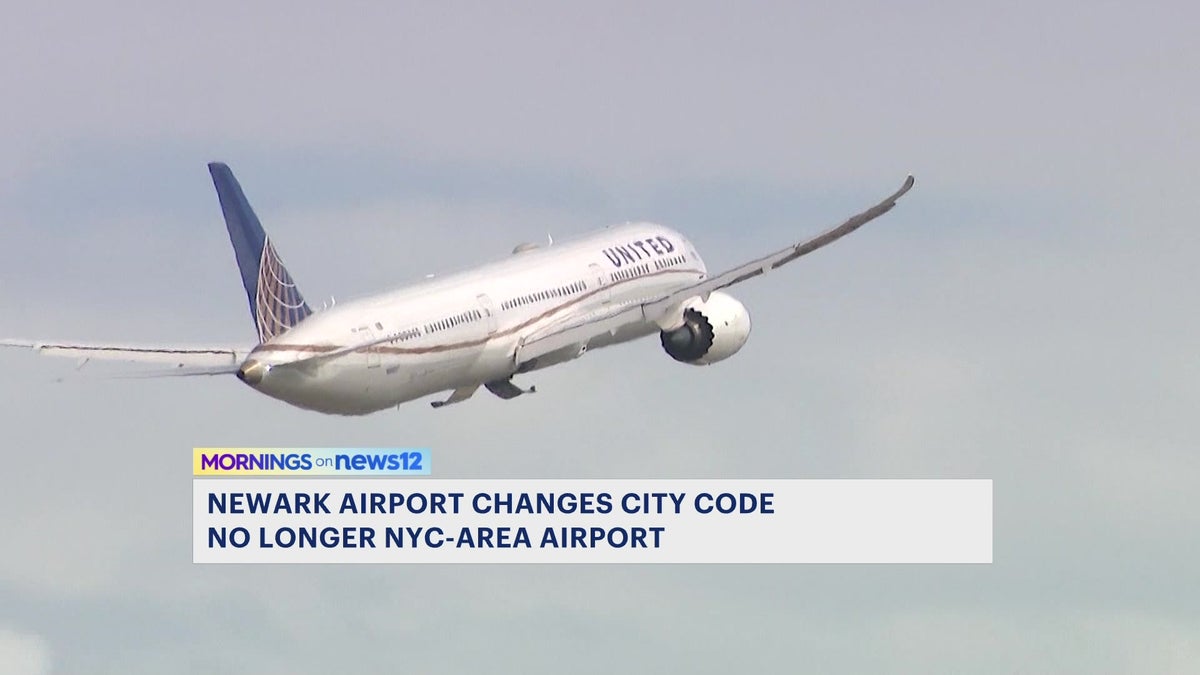 لم يعد مطار نيوارك مطارًا تابعًا لمدينة نيويورك بسبب تغيير رمز المدينة القادم