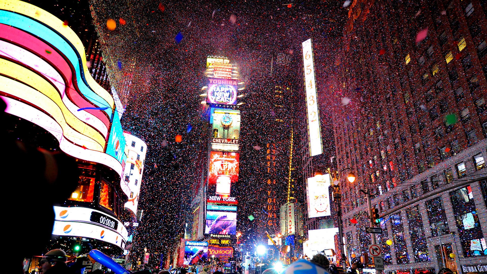 new years times square video