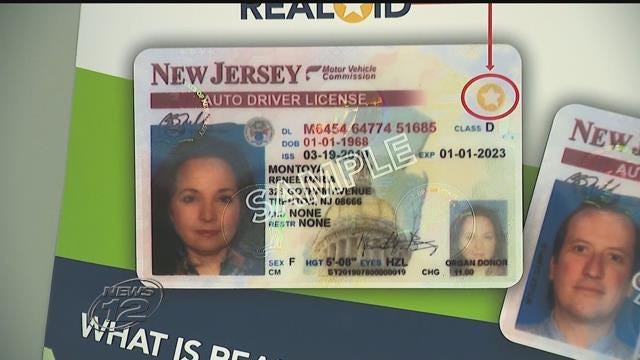 does it cost money for real id in nj