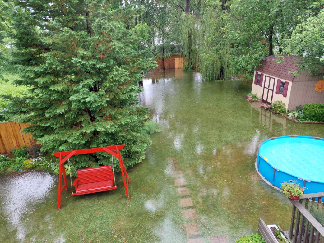 Flooding caused by Elsa (Riche B. - Lindenhurst)
