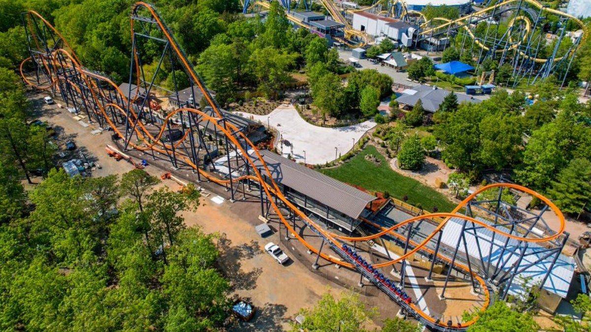 Almost ready for the summer! Jersey Devil Coaster takes first full test ...