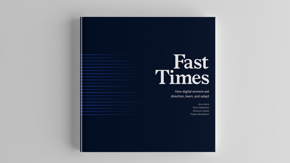 Mckinsey Partners Release Book On Fast Times In Digital Era On