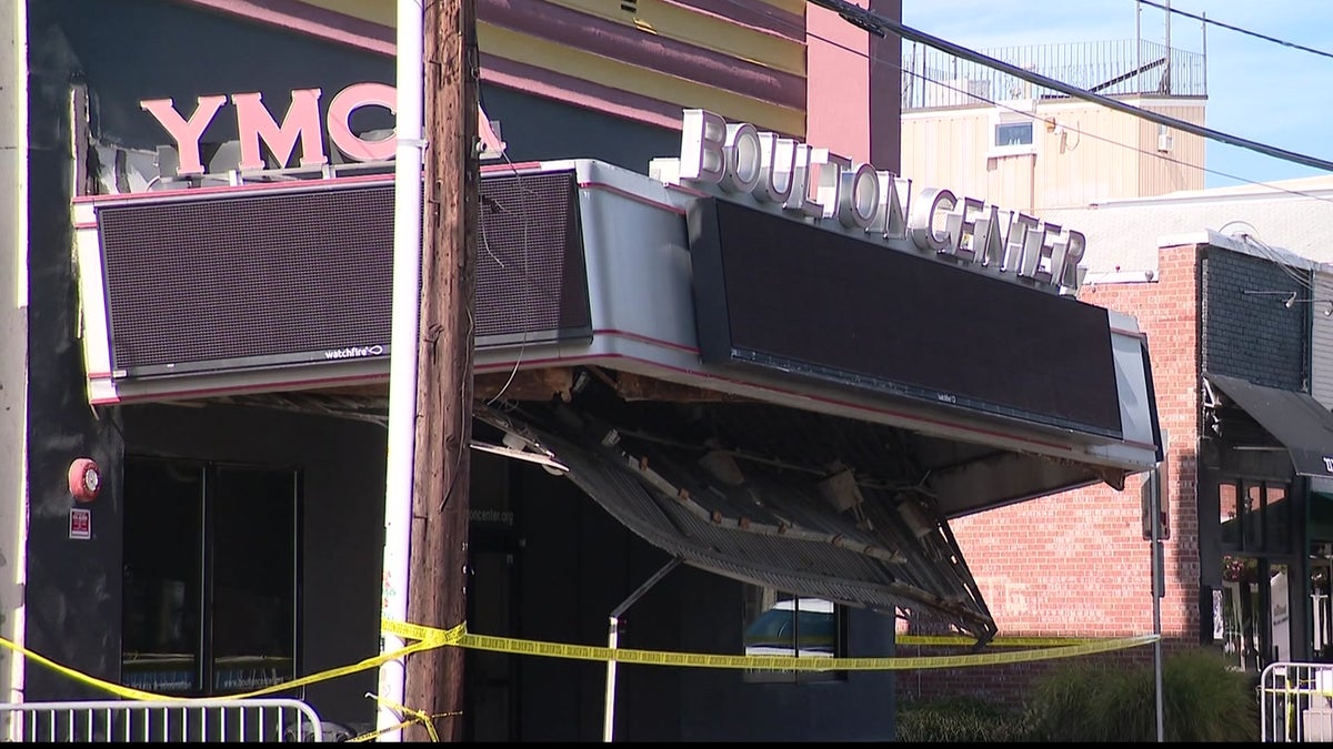 Bay Shore's Boulton Center marquee collapses in busy Main Street; no injuries reported